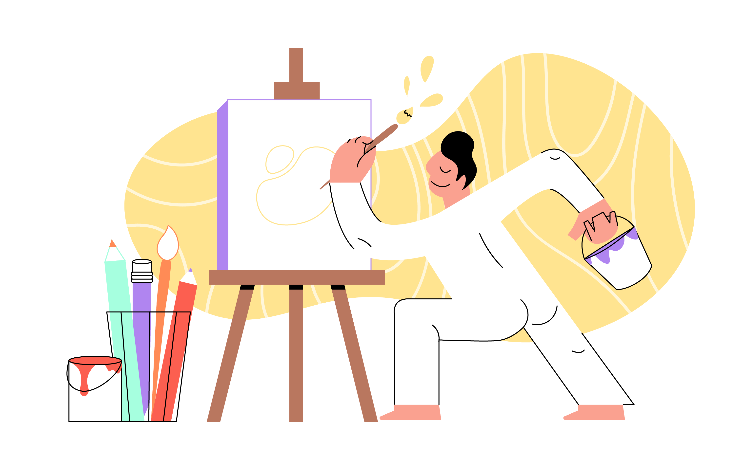 Vẽ minh họa là gì  top 4 mẫu thiết kế minh họa ấn tượng đừng nhầm lẫn giữa  illustration và graphic design