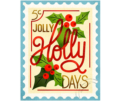 Holly-Days-creative-typography-design-example.jpg