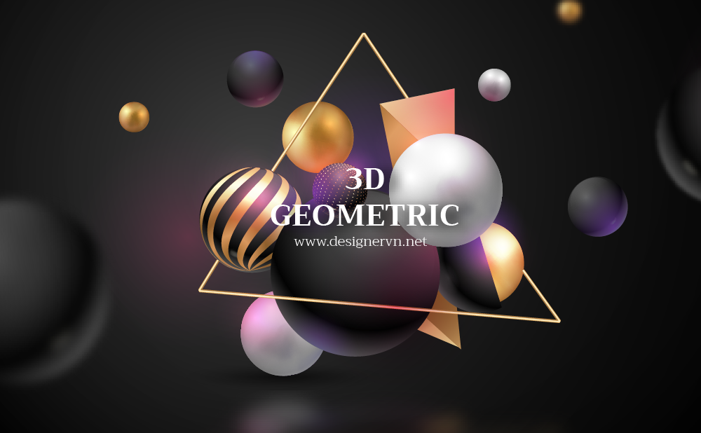  Design Trend: Xu hướng thiết kế 3D Geometry